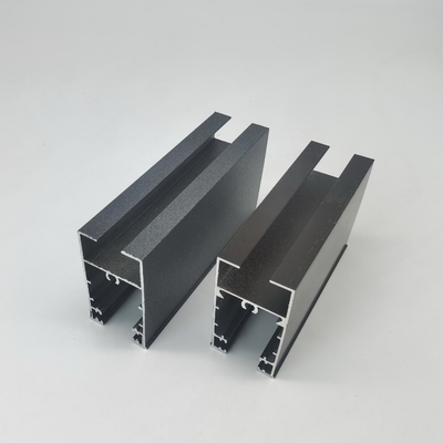 Sliding Windows Aluminum Profiles For Cote D'Ivoire Silver Anodized And Powder Coated Bronze And Flashy Grey