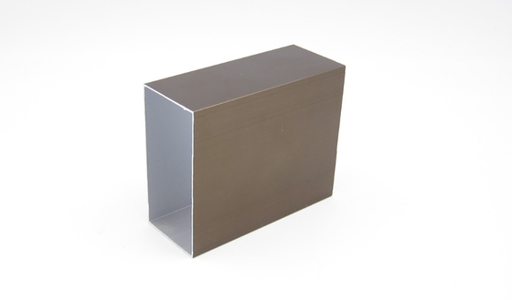 Mill Finish 40x40 Aluminium Extrusion Profile Square Pipe Anti Corrosion