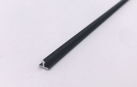 6mm T Shape Aluminum Trim Extrusions Silver anodized Tolerance 0.12mm