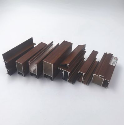 Good price 0.15mm T5 Temper Wood Finish Aluminium Profiles For Bolivia Series L20 L25 L32 L5000 online