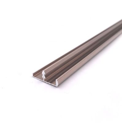 Good price 16.3mm T Shape aluminium square edge trim Polishing Moulding Profiles online