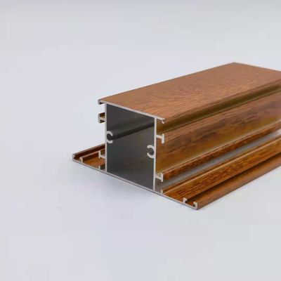 Good price Libya Algeria Wood Finish Aluminium Profiles Powder Coated Aluminum Extrusions online