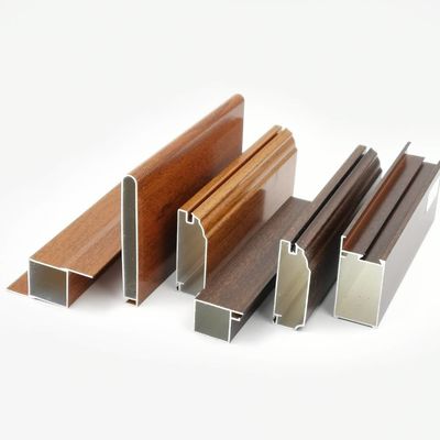 Good price Israel Libya 6063 T3 Aluminium Kitchen Profile Wooden Color online