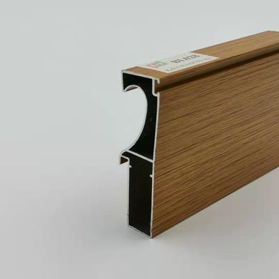 Good price 6061 Wood Finish Aluminium Profiles Door Frame Extrusion For Hotel Villa online