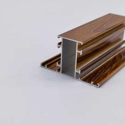 Good price Mill Finished Wood Grain Aluminium Profile For Window And Door online