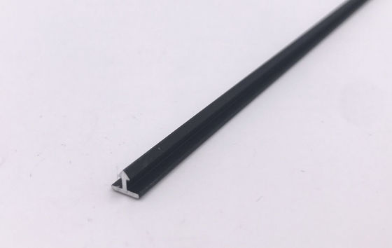 Good price 6mm T Shape Aluminum Trim Extrusions Silver anodized Tolerance 0.12mm online