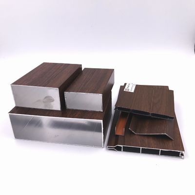 Good price Rectangular Wood Finish Aluminium Profiles 4040 Aluminum Extrusion Profile online