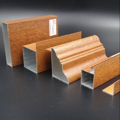Good price Wood Grain Aluminium Profile Heat Insulation For Iraq Malaysia online