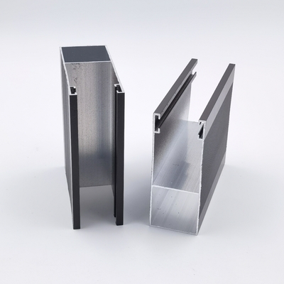6063 T5 55mm Wide Roller Shutter Cabinet Aluminium Profiles For Residential