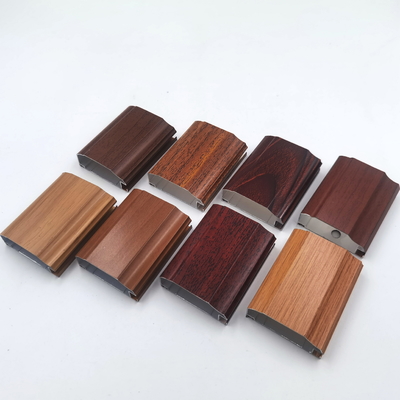 6 Meters Length Aluminium Kitchen Profiles Wooden And Powder Coated Glossy