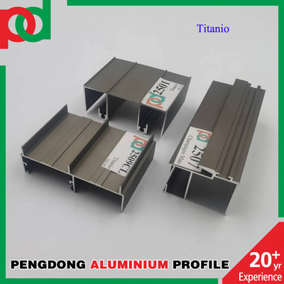 Powder Coated 5.8 Meter Length T5 Aluminium Profiles For Windows And Doors