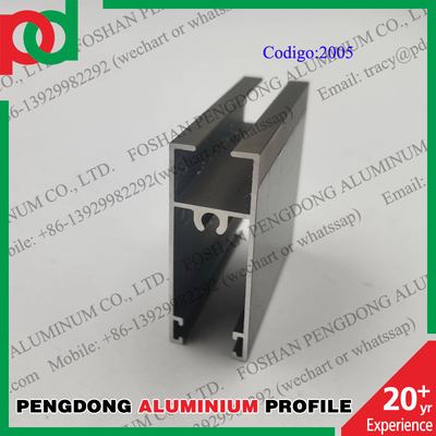 Anodized 6 Meters Length Aluminium Window Profiles For Bolivia And Chile Series L20