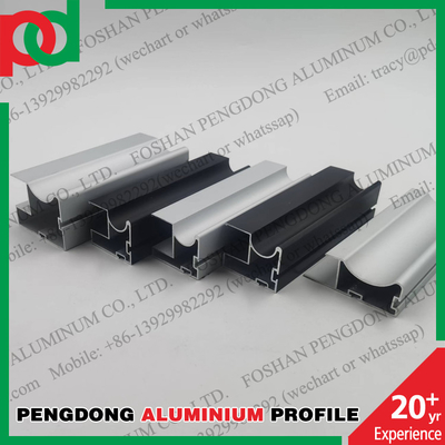 Anodized Color 6063 Aluminium Profiles For Sliding Wardrobe Doors