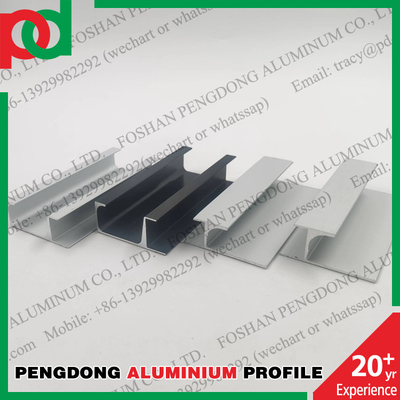 Anodized Color 6063 Aluminium Profiles For Sliding Wardrobe Doors