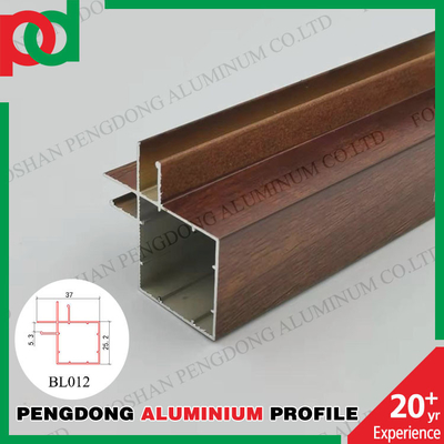 Professional Manufacturer Glossy Silver Polishing Aluminium Kitchen Cabinet Profiles