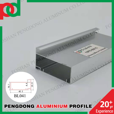 Professional Manufacturer Glossy Silver Polishing Aluminium Kitchen Cabinet Profiles