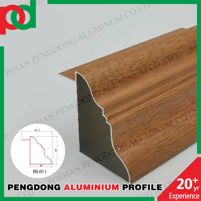 Professional Manufacturer Glossy Silver Polishing Aluminium Kitchen Cabinet Profiles
