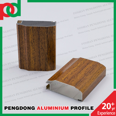 Foshan Manufacturer High Glossy Silver Polishing Aluminium Kitchen Cabinet Profile