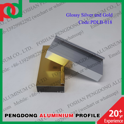 Popular Use In Lybia Kitchen Cabinets Aluminium Profiles Glossy Or Anodized Silver And Gold And Black Coated