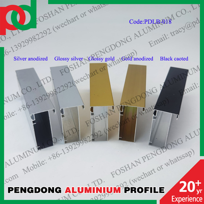Popular Use In Lybia Kitchen Cabinets Aluminium Profiles Glossy Or Anodized Silver And Gold And Black Coated