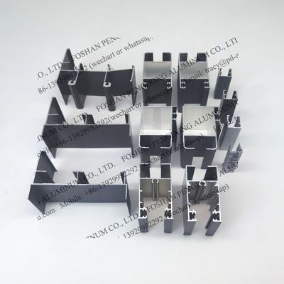 Silver Anodized Window Aluminium Profile