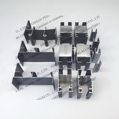 Sliding Windows Aluminum Profiles For Cote D'Ivoire Silver Anodized And Powder Coated Bronze And Flashy Grey