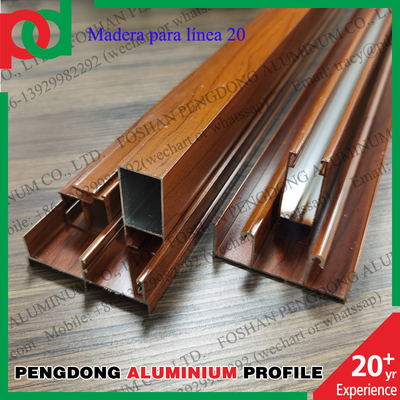 L20 And L25 Popular Colors Aluminum Profiles For Windows And Doors