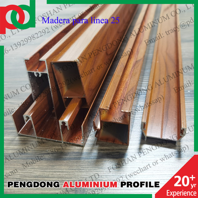 L20 And L25 Popular Colors Aluminum Profiles For Windows And Doors