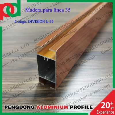 L20 And L25 Popular Colors Aluminum Profiles For Windows And Doors