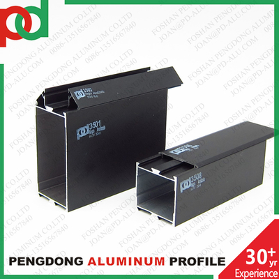Black Anodized Profiles Aluminio For Windows And Doors  Serie 35