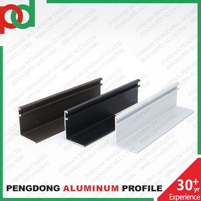 High Grade Flat Aluminum Profiles For Furniture Of Jalador Of Wardrobe Grade 6000 Series Made In To South America Melamine