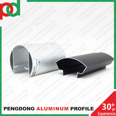 Wooden Grain Colour Aluminium U Channel For Handrail Pergola Balcony Fency Tubes Exported To South America