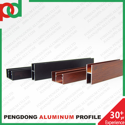 Wooden Grain Colour Aluminium U Channel For Handrail Pergola Balcony Fency Tubes Exported To South America