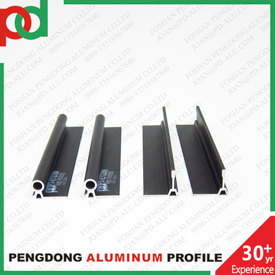 5.8M Length Wooden Grain Colour Aluminium Profiles For Sliding Closet Wardrobe Furniture Manufactured By Professional
