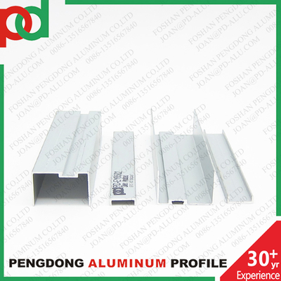 Door Window Aluminum Profiles With Matte Black Wood-Touch Finish In Various Sizes And Designs Using Extrusion Technology