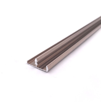 16.3mm T Shape aluminium square edge trim Polishing Moulding Profiles