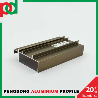 Custom Thickness 0.9mm 1.5mm Curtain Track Profiles For Curtain Wall