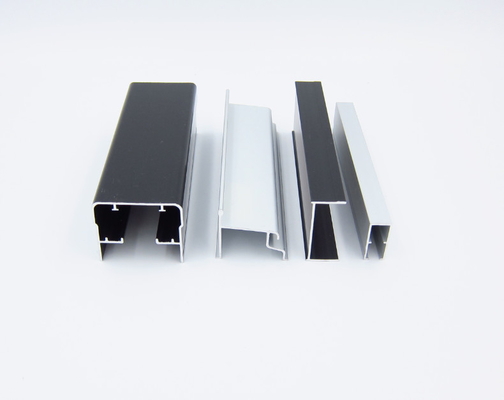 Silver Bronze T4 T7 Extruded Aluminum Window Frame Anti Corrosion