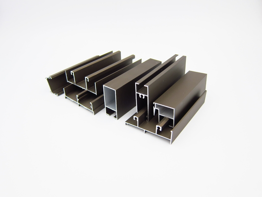 T3 T4 T5 6063 Anodized Aluminium Window Profiles Heat Insulation