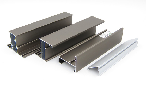 6000 Series Casement Window Profiles Aluminum Square Extrusions
