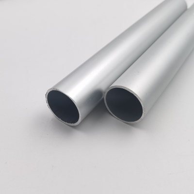 Wardrobe Clothes Hanger Aluminum Rail Extrusions Round And Ellipse Tubes