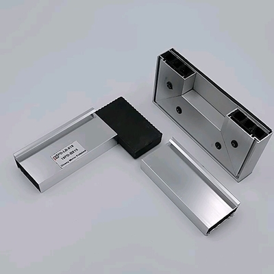 Soundproof T5 6063 Kitchen Aluminium Profile Silver Glossy Polishing