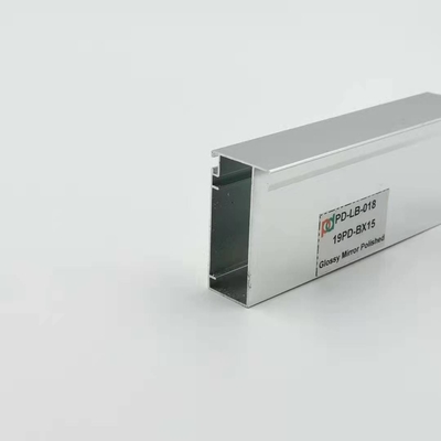 Soundproof T5 6063 Kitchen Aluminium Profile Silver Glossy Polishing