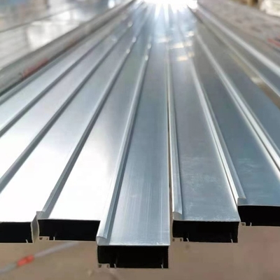 Soundproof T5 6063 Kitchen Aluminium Profile Silver Glossy Polishing