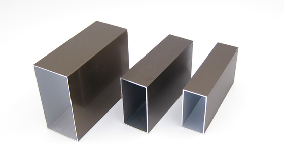 Argentina Uruguay Aluminium Tube Profiles Powder Coated 6000 Series