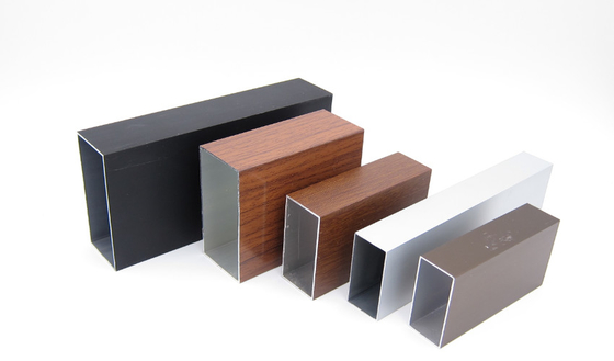 Argentina Uruguay Aluminium Tube Profiles Powder Coated 6000 Series