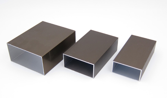 Mill Finish 40x40 Aluminium Extrusion Profile Square Pipe Anti Corrosion