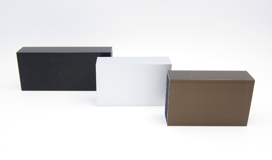Mill Finish 40x40 Aluminium Extrusion Profile Square Pipe Anti Corrosion