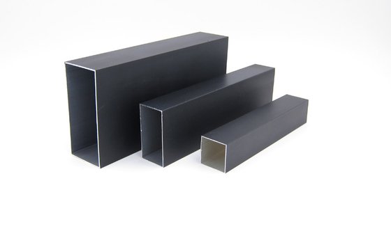 Mill Finish 40x40 Aluminium Extrusion Profile Square Pipe Anti Corrosion
