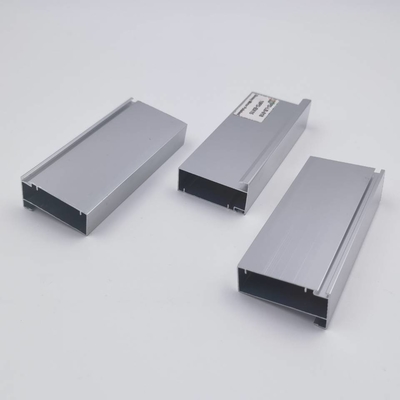 Bright Silver Powder Coating Aluminium Kitchen Profiles For ACP